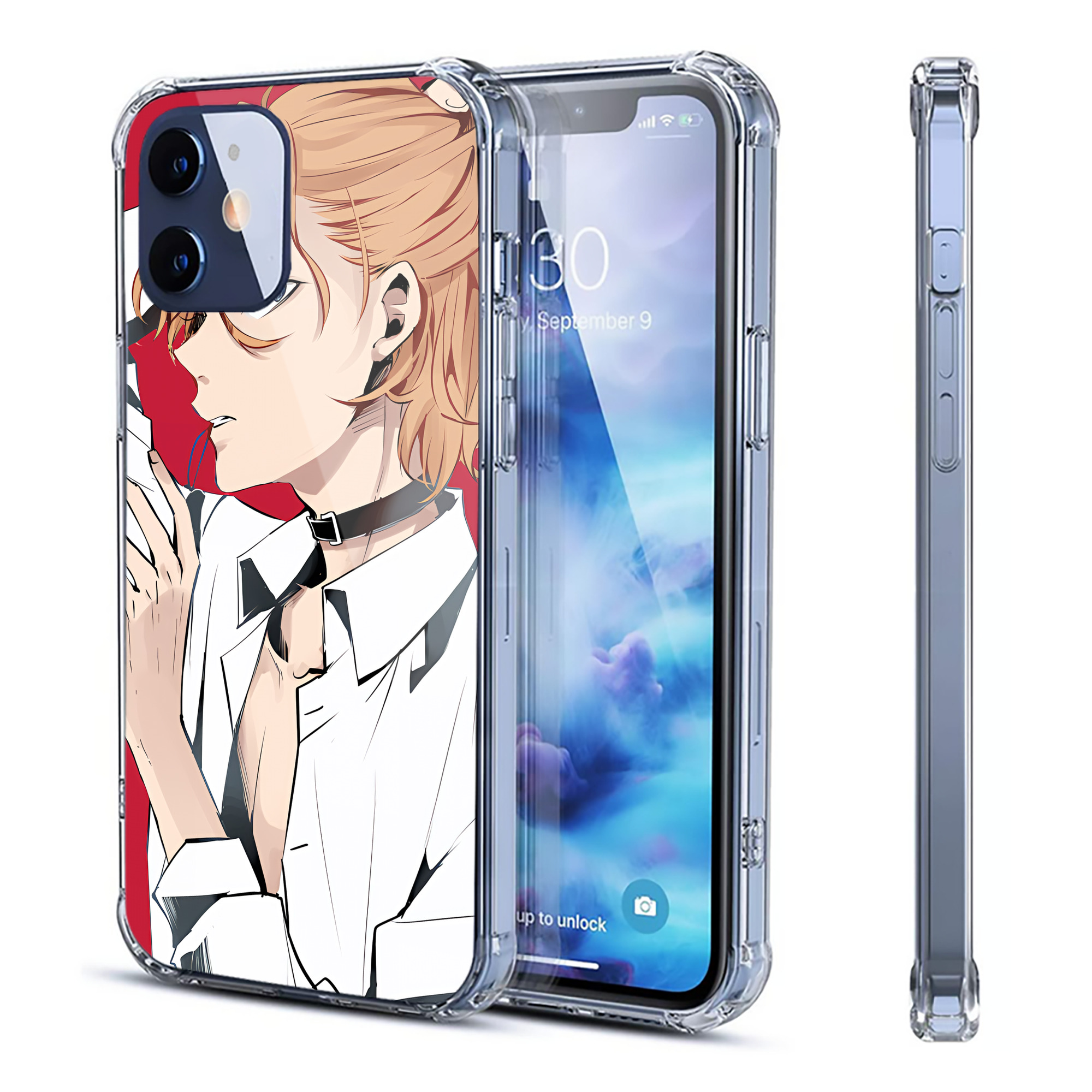 （画像用） 文豪ストレイドッグス Bungo Stray Dogs 【iPhone 12シリーズ対応】透明スマホケース（クリアソフトケース）